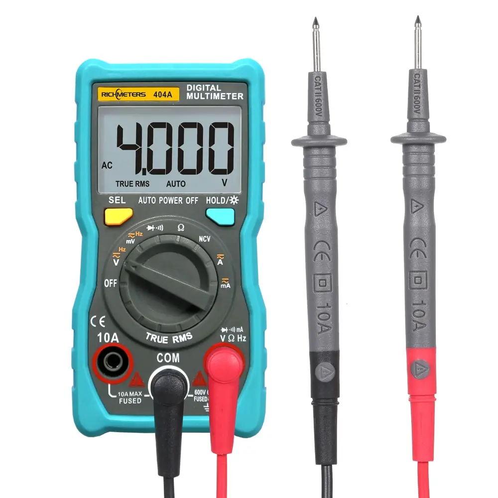 

Digital Multimeter Auto Range Tester 4000 Counts True-RMS NCV AC/DC Voltage Ammeter Current Multimetre Multi Meter