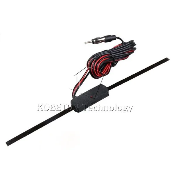 

Universal 12V Non-Directional Auto Car Windshield Glass Electronic Mount Self Adhesive TV FM Radio Antenna Signal strengthen