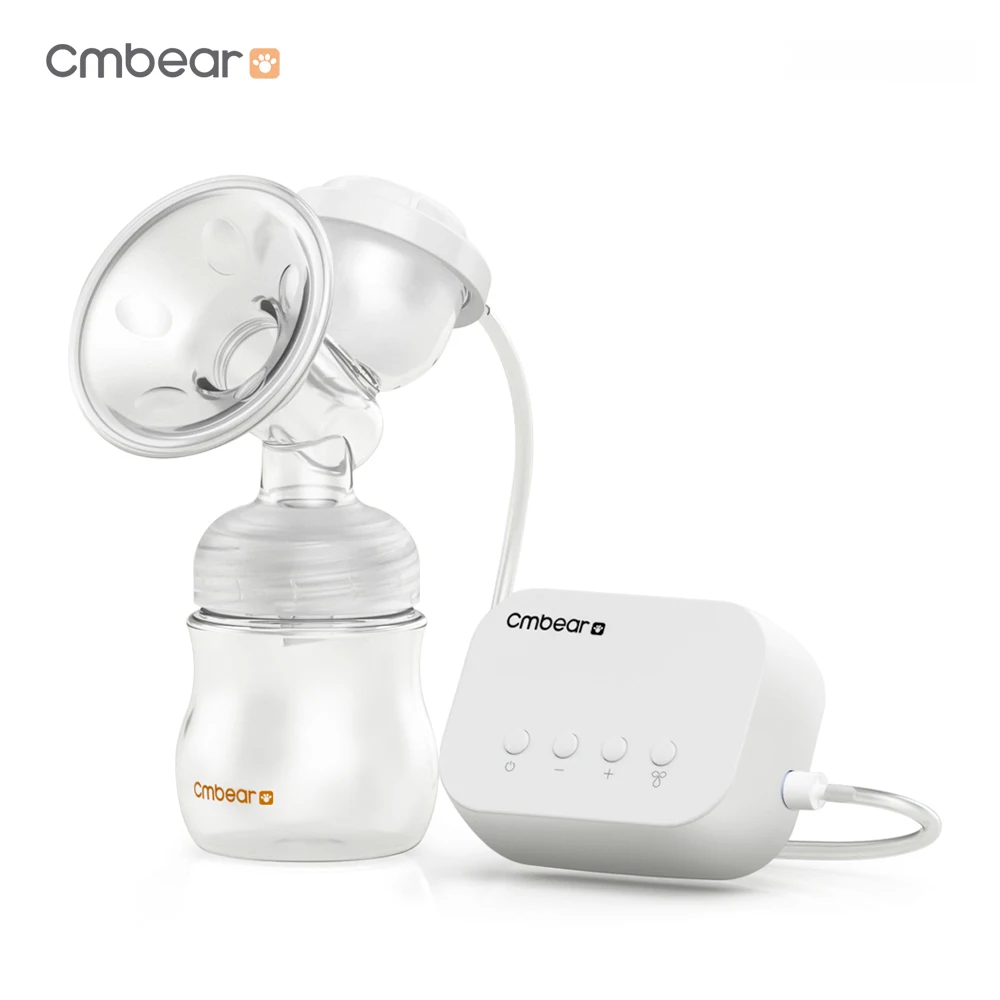 Cmbear USB Электрический молокоотсос с BPA Free безопасная пустышка низкий уровень шума молокоотсосы 180 мл Младенческая бутылочка для кормления