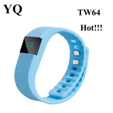 YQ Bluetooth Smart Uhr TW64 SmartBand Armband Tragbare Leben Wasserdicht Schrittzähler SmartWatch Für IOS Android Fitness Tracker
