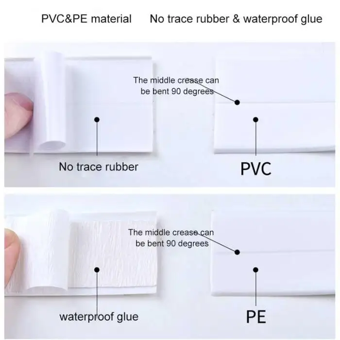 Самоклеящаяся лента для ванной, ванной, душа, туалета, кухни, стены, уплотнение, водонепроницаемая, Mildewproof, лента DTT88