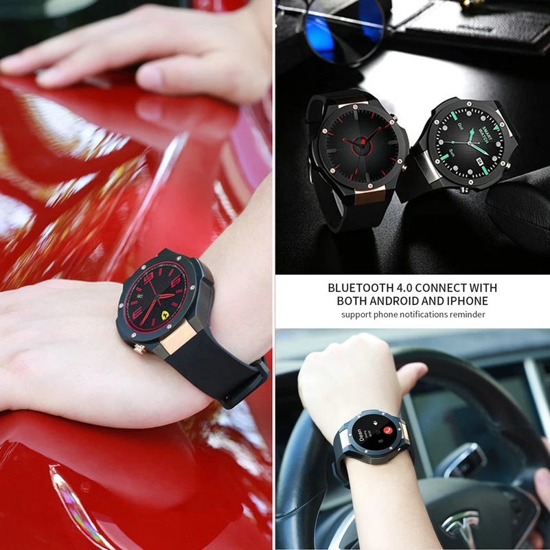 Smart Watch H2 MTK6580 Life Waterproof Quad Core GPS Wifi 3G Heart Rate 500W 1G RAM 16G ROM Bluetooth For iphone X Android IOS