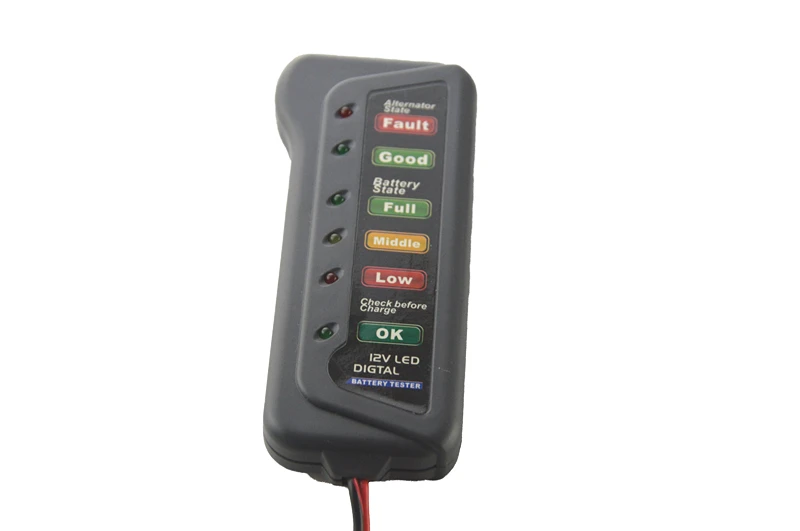 12 V автомобильный цифровой Батарея контрольно измерительный прибор генератор 6