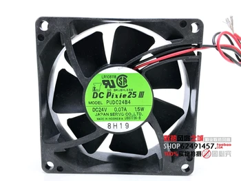 

SERVO 8025 24V 0.07A 1.5W PUDC24B4 80 * 80 * 25mm 2-wire inverter cooling fan