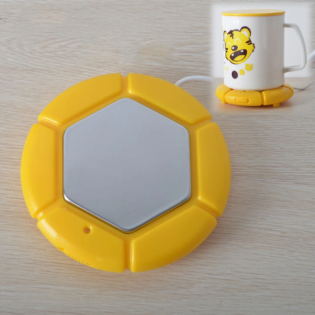 

Creative Portable USB Coffee Tea Milk Hot Drink Cup Mat Warmer Plate Pad For Home Office Desktop