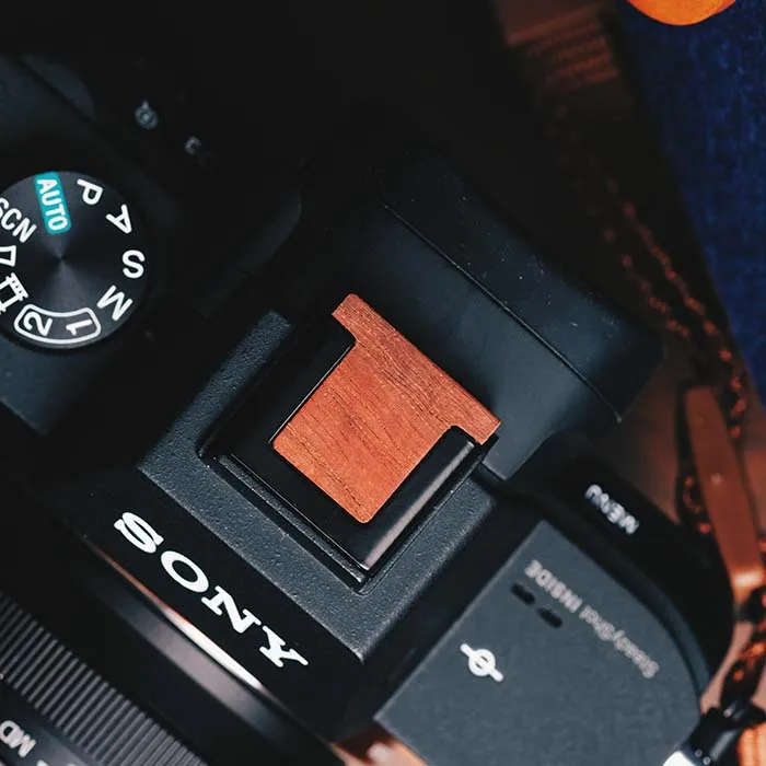 

Wooden Wood Hot Shoe Cover For SONY A9 a9 A7RIII ILCE-7RM3