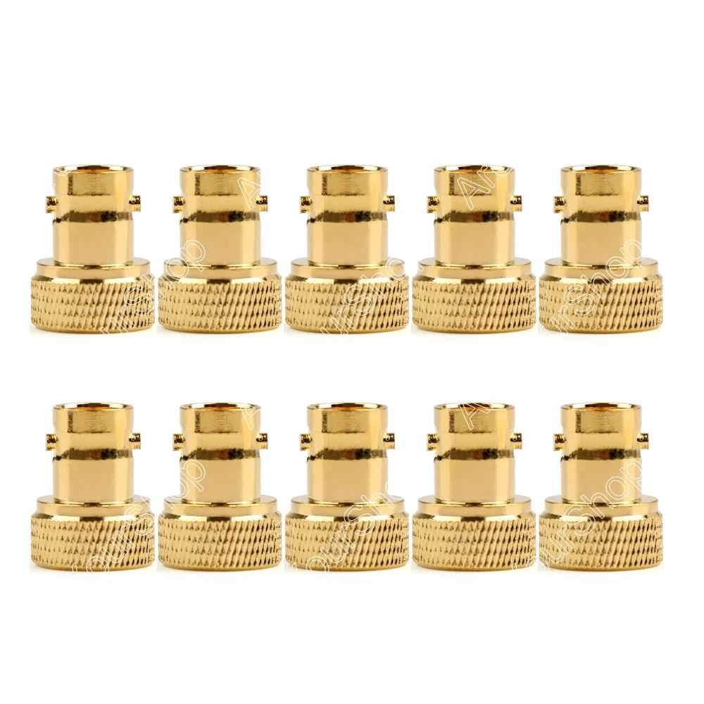 Sale 10Pcs Adapter BNC Female Jack To SMA Male Plug RF Connector Straight Gold Plating High Quality minijack plug Wire Connector sale 10pcs adapter rp sma female plug to rp sma female connector straight reticulated high quality minijack plug wire connector
