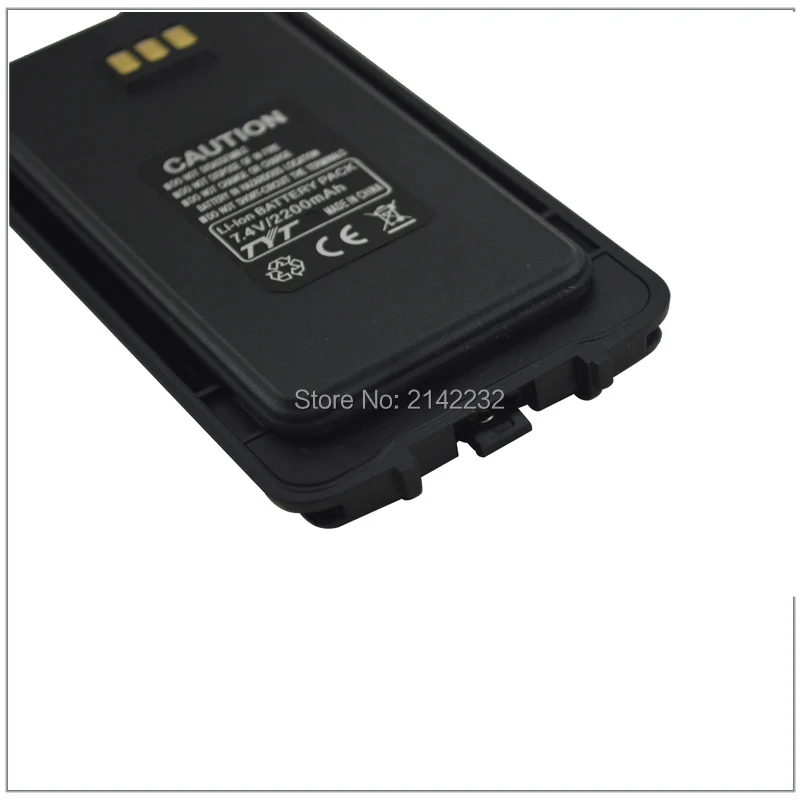 Литий-ионный аккумулятор Батарея пакет 7,4 V 2200 mAh для TYT tytera MD-390 IP67 Водонепроницаемый DMR цифровая рация