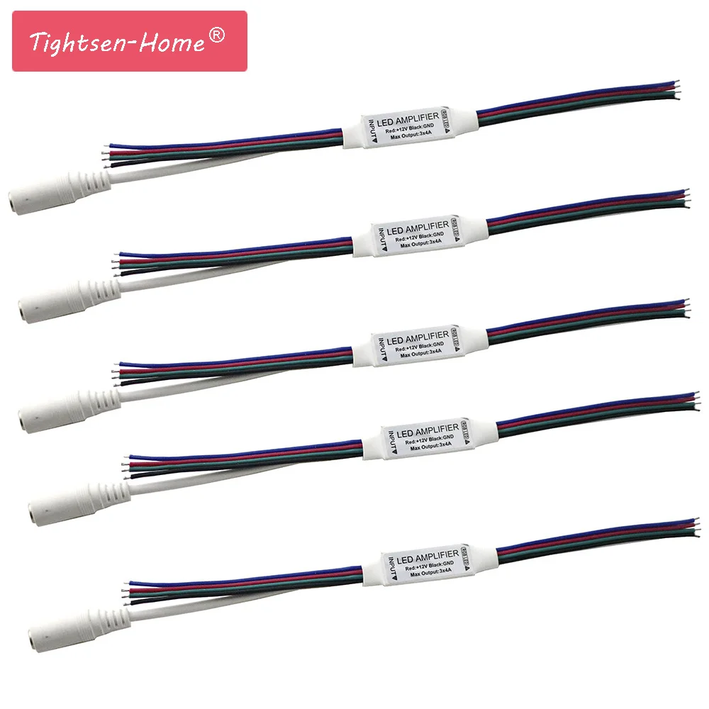 Светодиодный мини усилитель 12 В постоянного тока для а SMD 5050 3528 RGB светодиодная