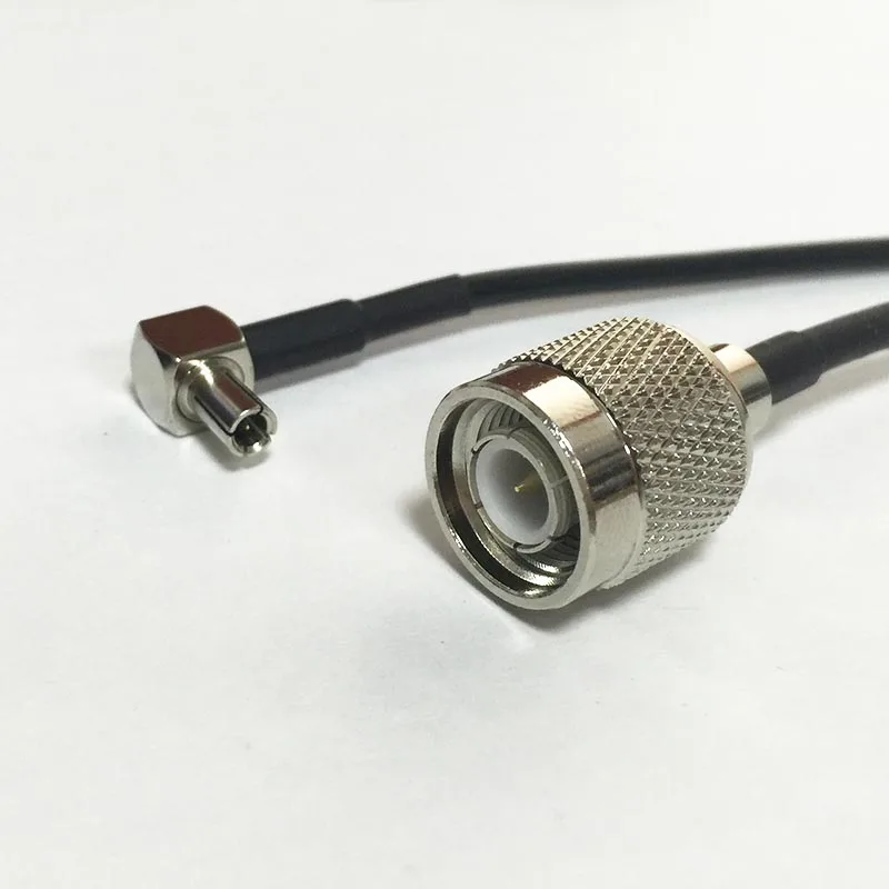 New Wireless Modem Wire TNC Male Plug To TS9 Right Angle Connector