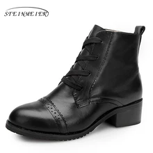 Women winter Boots Genuine cow Leather Ankle Comfortable quality soft Shoes Brand Designer Handmade winter boots black with fur Women winter Boots Genuine cow Leather Ankle Comfortable quality soft Shoes Brand Designer Handmade winter boots black with fur