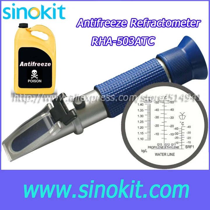 

Free Shipping Antifreeze / Battery Blue Grip Refractometer RHA-503ATC