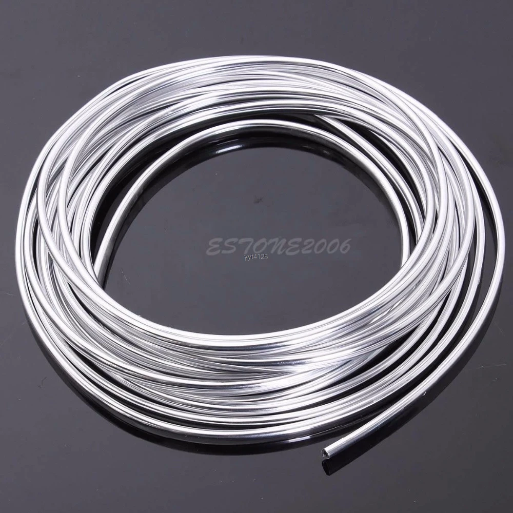 

New 15M Chrome Moulding Trim Strip Car Door Edge Scratch Guard Protector Cover wholesale G6KC