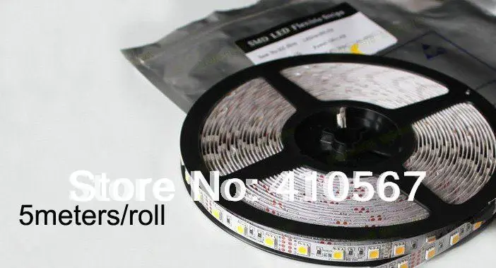 Бесплатная доставка 12 в 5050 SMD Светодиодная лента белый/теплый
