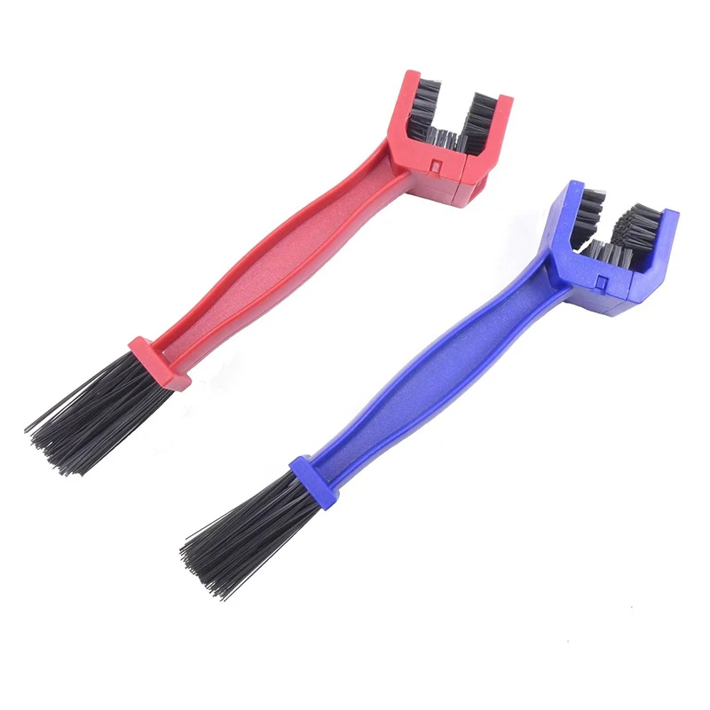 

2 Colors Cycling Chain Cleaning Tool Set Bike Brush Cleaner Chain Wheel Freewheel MTB Road Bicycle Crankset Chain Clean Brush