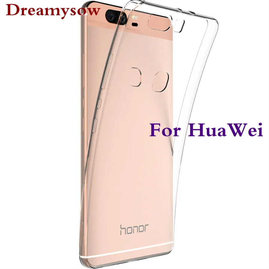 

Hot sell Ultra-Thin cover Cases Soft Silicon TPU Transparent Case For Huawei Ascend P8 P9 P10 Nova plus Y6 Y5 Y3 II Honor 8 9 V9