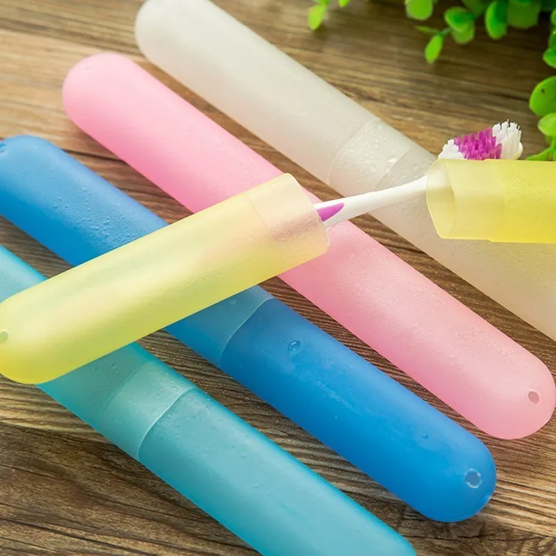

Wholesale 5PCS/pack Environmentally Travel Portable Toothbrush Box Plastic Toothbrush Set Hygiene Toothbrush Cartridge Hygiene