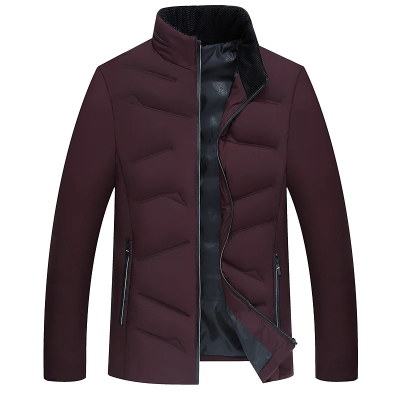 

Speed Hiker Parka Men Winter Jacket Top Quality Cotton Padded Warm thicken Short coat Clothing Stand Collar Male Solid Coat 4XL