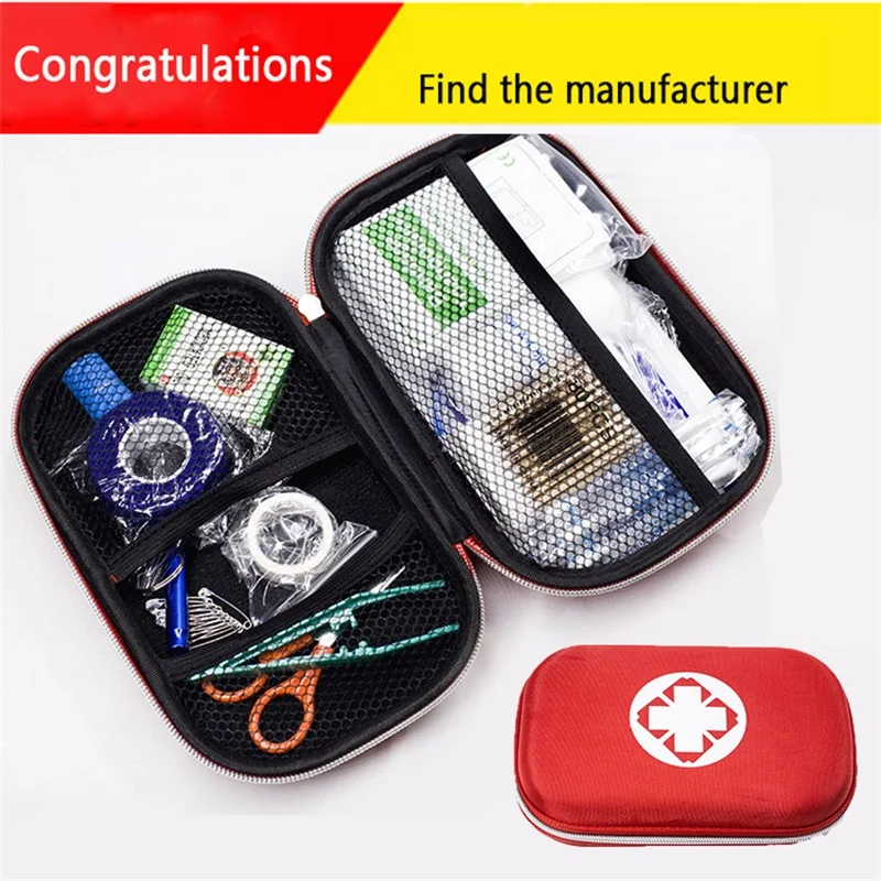 

Car portable Medical kit Outdoor Camping survival kit Home first aid kit Bandages for wounds Medical tape Gauze Sterile dressing