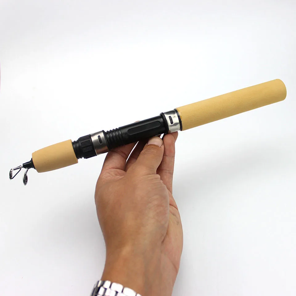 Portable Ice Fishing Rod 60CM 80CM 100CM Mini Fishing Pole Ultra Light