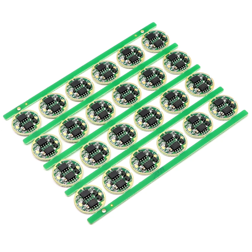 

25PCS 17mm driver 5 Modes 3.7-4.2V Input Circuit Board for XM-L/XM-L2 T6 U2 U3 XP-L V5 High power LED Flashlight