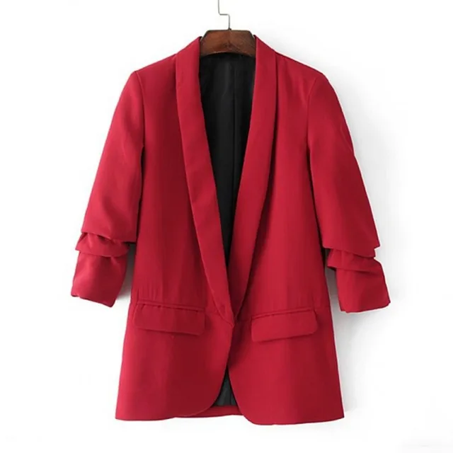 yinlinhe Pink Suit Coat jackets Women Spring 2019 Elegant office ladies ...