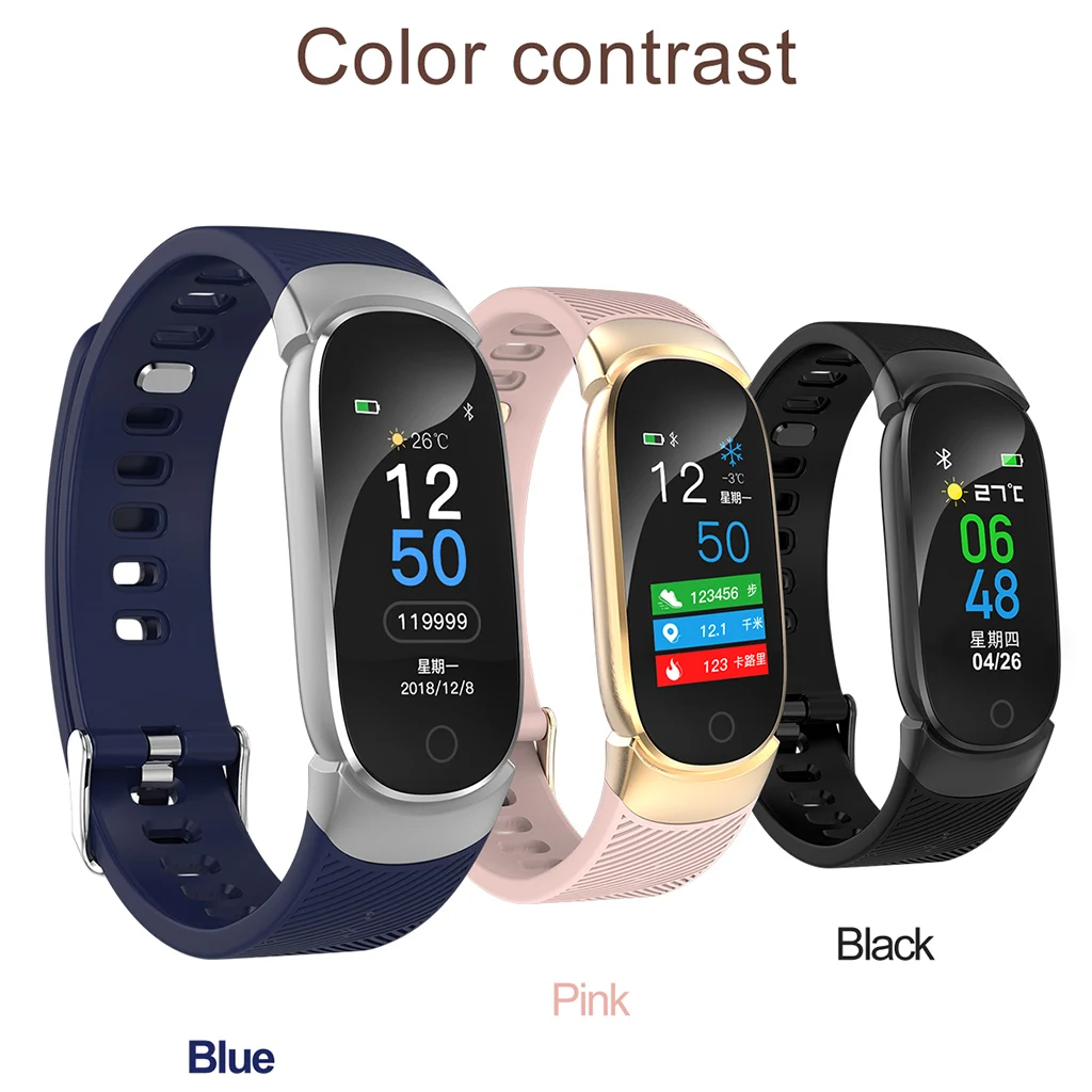 QW16 Smart Bracelet Sports Fitness Smart Band Waterproof Heart Rate Blood Pressure 0.96 inches Color Screen for Android IOS QW16 Smart Bracelet Sports Fitness Smart Band Waterproof Heart Rate Blood Pressure 0.96 inches Color Screen for Android IOS