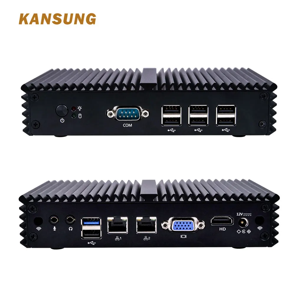 Kansung Новый мини ПК Bay Trail j1900 четырехъядерный процессор Intel 2 0 GHz 1RS232 7USB