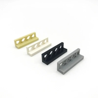 Urban house accessories building blocks fence railroad shell barrier garden ladder stairs assembly bricks LegoINGly toy friends