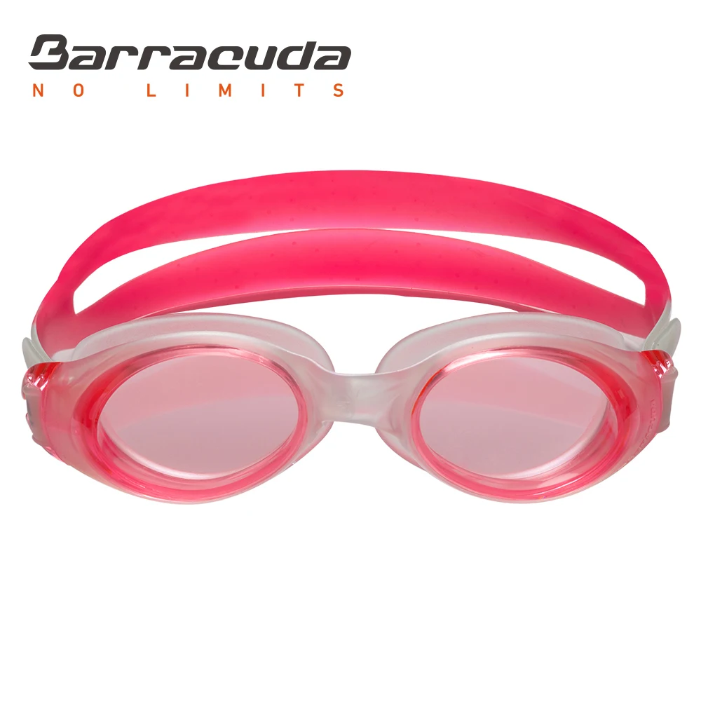 Очки для плавания Barracuda наклонные линзы цельная оправа анти туман УФ Защита