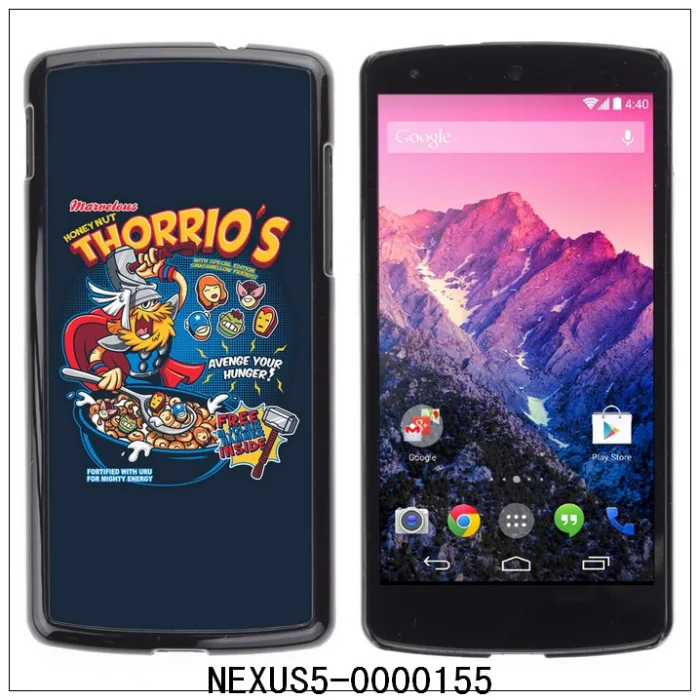 Thor Cereal Box-FOR LG Google Nexus 5 E980 D820 Plastic Hard Back Case Cover Shell (NEXUS5-0000155) |