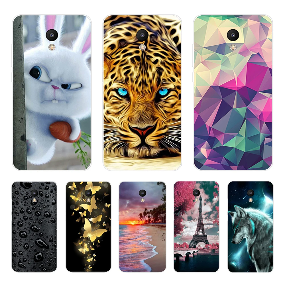 

Phone Case For Meizu M6 Soft Silicone TPU Cool Patterned Print For Meizu M6 Case