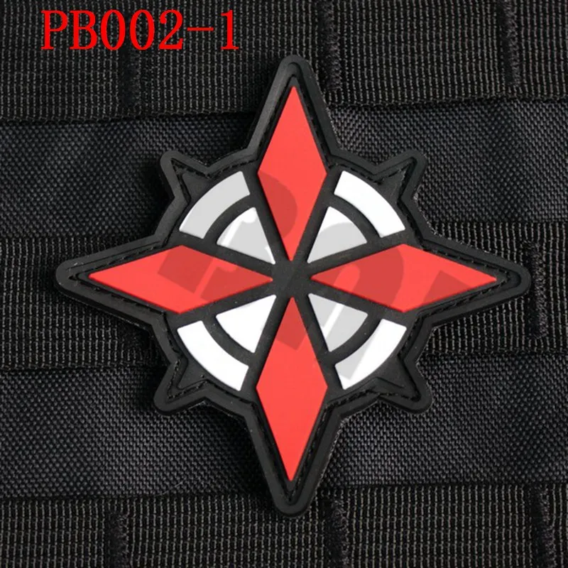 3D PVC patch Biohazard Umbrella Corporation U.B.C.S Rubber patch