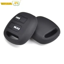 Силиконовый чехол для ключей Крышка для Toyota Land Cruiser RAV4 Previa Yaris для Toyota Alphard/Vellfire селика Pixis космический грузовик эпоха Passo пик HiAce MR2