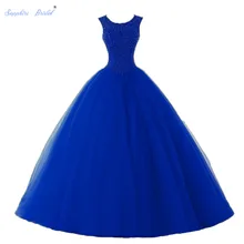 Сапфировое свадебное платье 15 Anos De Debutante бальное платье с бисером милое 16 Платье бирюзовое платье для кинсеаньеры