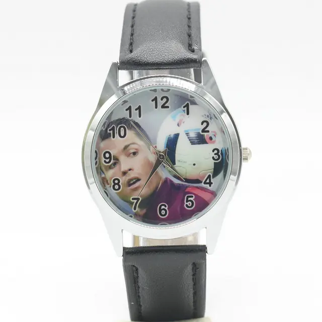 2017 Cristiano Ronaldo New children leather strap Cartoon watch quartz kids watc 2017 Cristiano Ronaldo New children leather strap Cartoon watch quartz kids watc