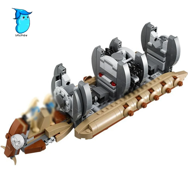 

StZhou 565pcs Battle Droid Troop Carrier Building Blocks Model Toy For Children BELA Compatible Space Wars Bricks Figure Set