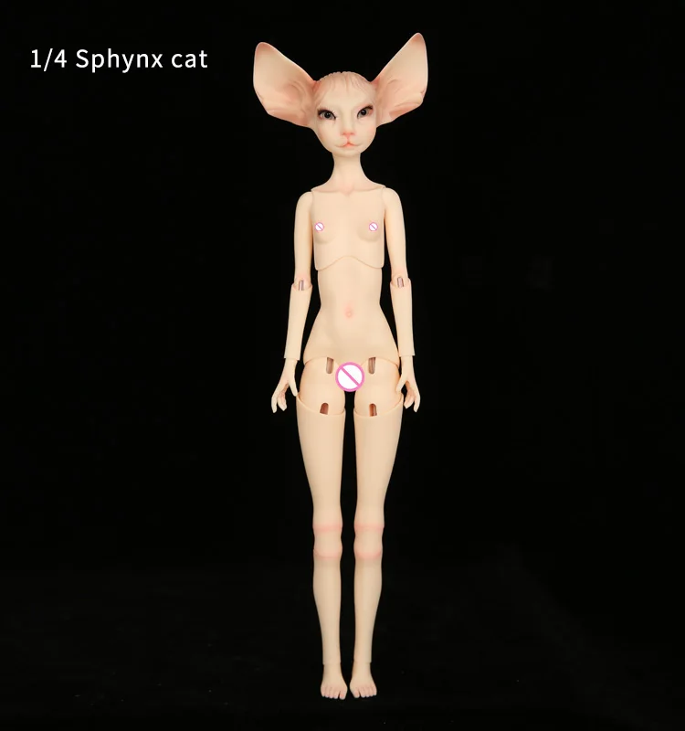 OUENEIFS BJD SD кукла Сфинкс Кот полный набор эльф животное 1/4 модель тела Девочки Мальчики мини игрушки minifee msd бесплатные глаза смола подарок на Рождество