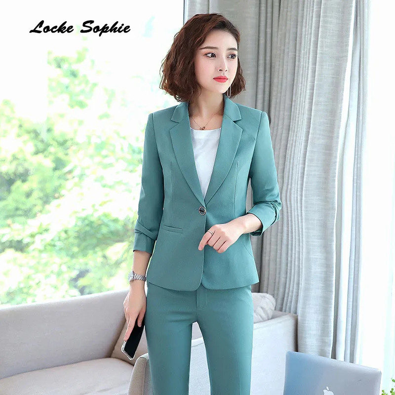 Women's Plus size Slim fit Blazers coats 2019 Summer cotton blend Long sleeves Small Suits jackets ladies Skinny Blazers Suits