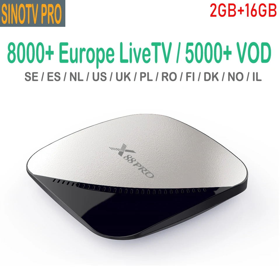 

Slovakia IP TV Boxes Android X88pro Hebrew Hungary Finland Germany Norway European Live IPTV Box USA African Spain TV Code