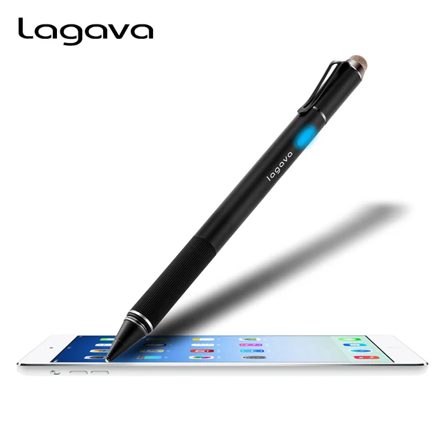 Universal Metal Active Stylus Pencil, Tablet PC Screen Touch Pen With End Magnetic Nib Cap, Suit for iPad Pro 9.7 10.5 12.9 inch