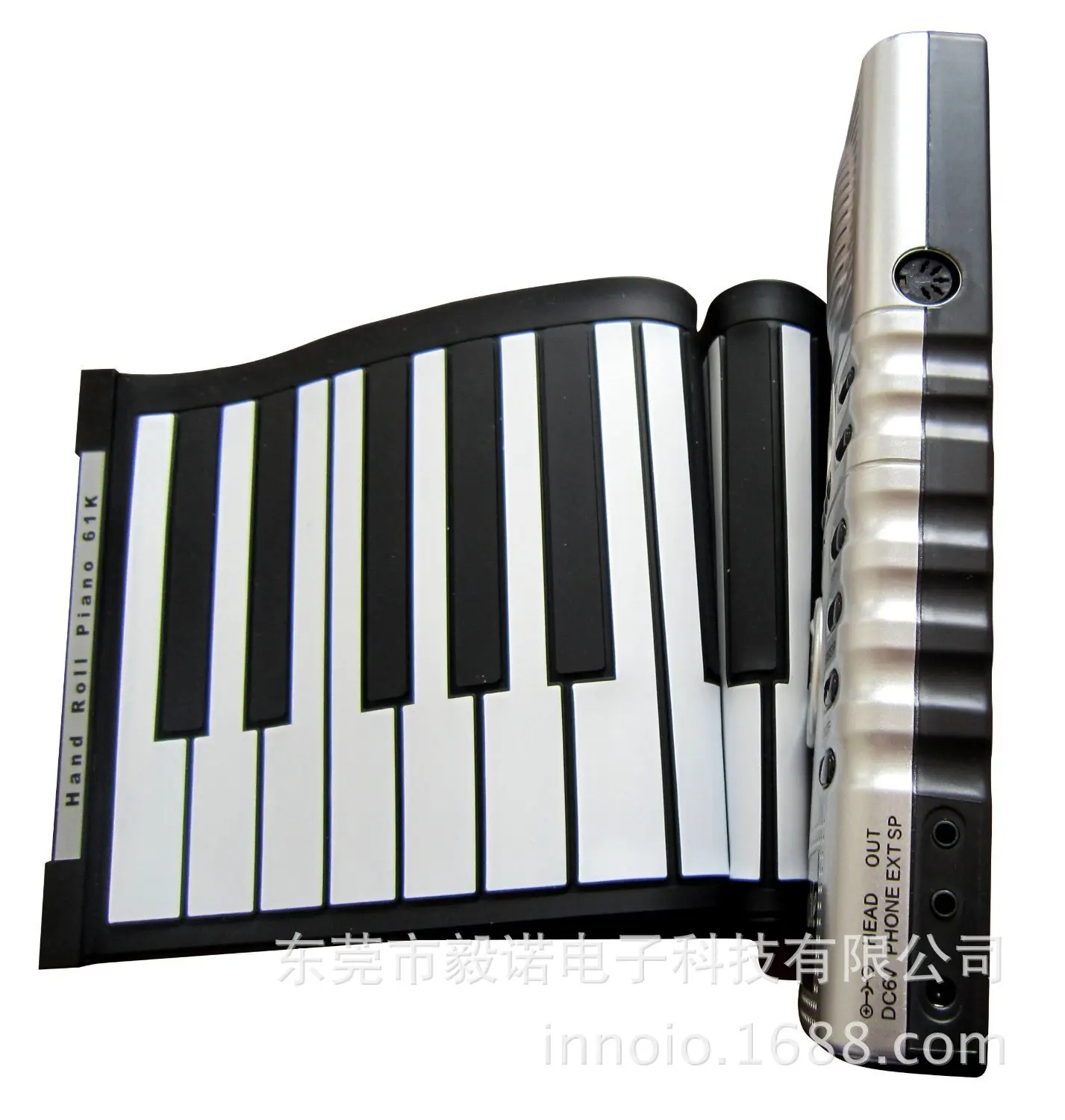 61-ключ ручного рояля с роговыми пуговицами для детей и взрослых силиконовая клавиатура прозрения