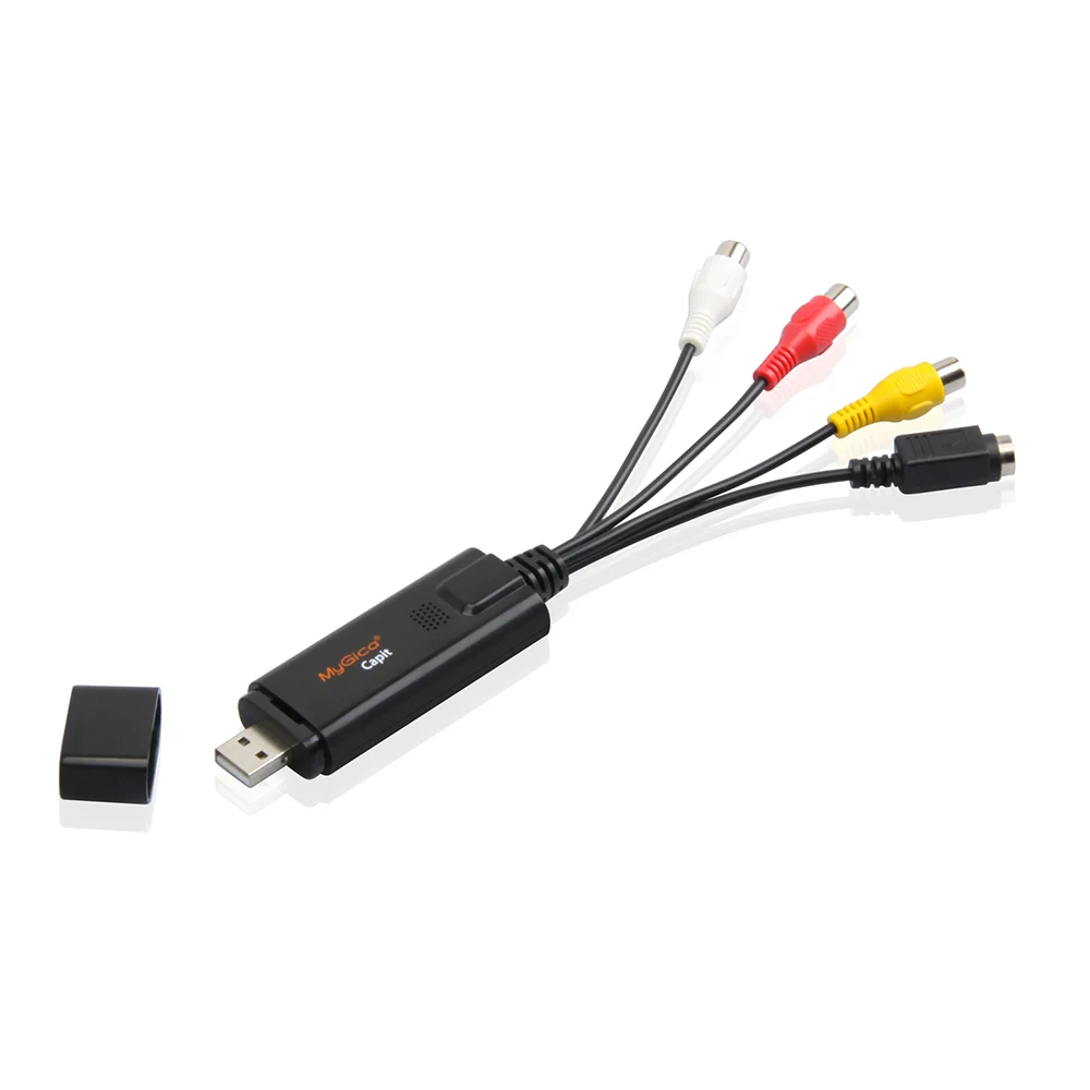 Geniatech MyGica Capit USB видеозахвата Аналоговое видео в цифровое, преобразование VHS композитный и S-Video в USB на ПК