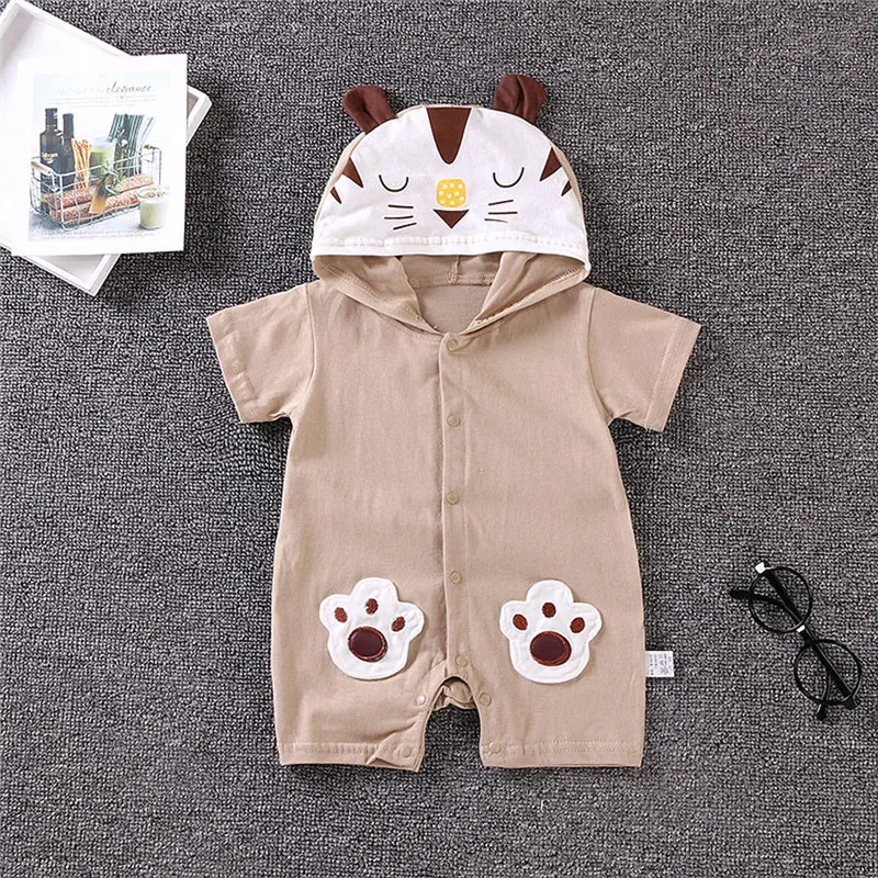 The new fashion cute design Newborn Baby Boy Girls Cartoon Infant Rompers Jumpsuit Outfits Clothes  (13)