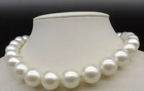 

FREE SHIPPING HOT sell new Style >>> HUGE 18" 12-13MM NATURAL SOUTH SEA WHITE PEARL NECKLACE AAA