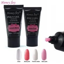 Hot Uv Builder Gel Poli Construção Rápida Prego Extensão Modelo N Queima N Formulário Prego Clear/Rosa Nua/rosa Pink/Branco Francês 30g