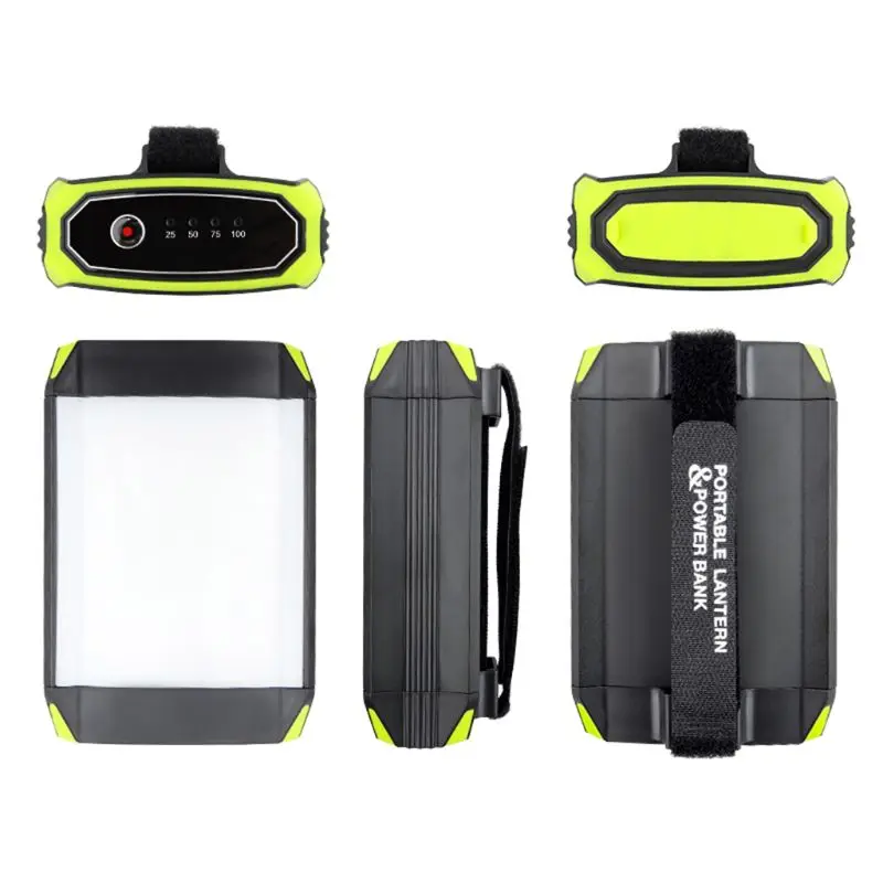

Outdoor Camping Flashlight Mobile Power Bank With USB Port Portable Hanging Lamp Tent Light