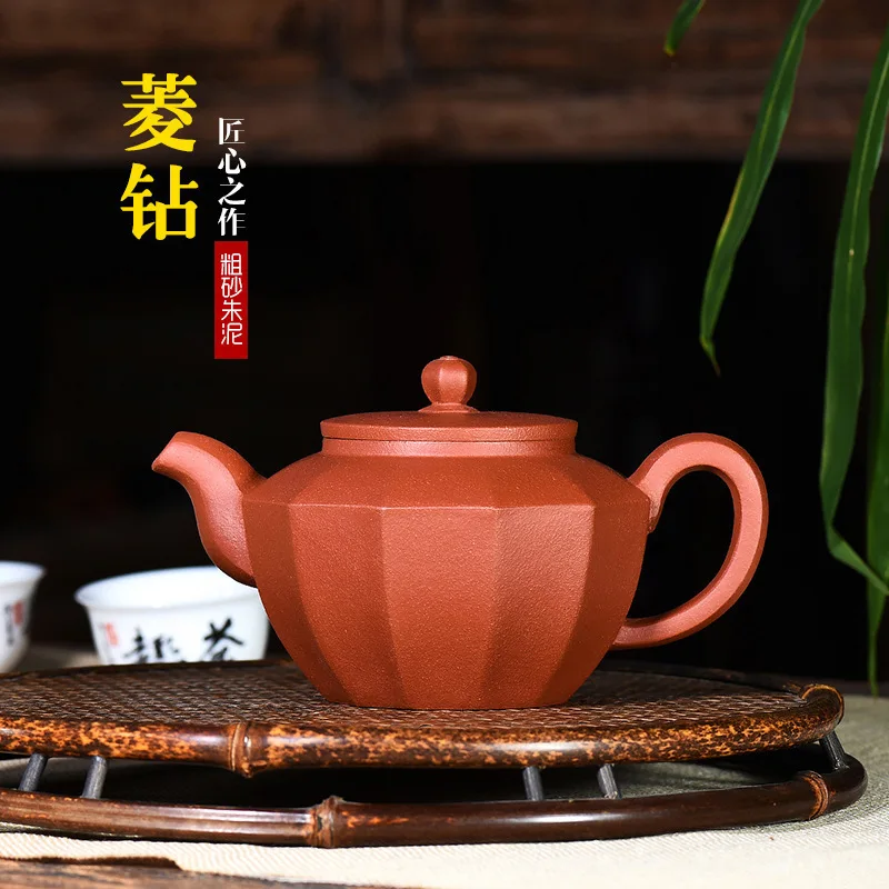 

Famous Manual Teapot Tea Set Manufactor Quality Goods Wholesale Source Supply Commodity Rough Sand Zhu Mud Drilling Pot