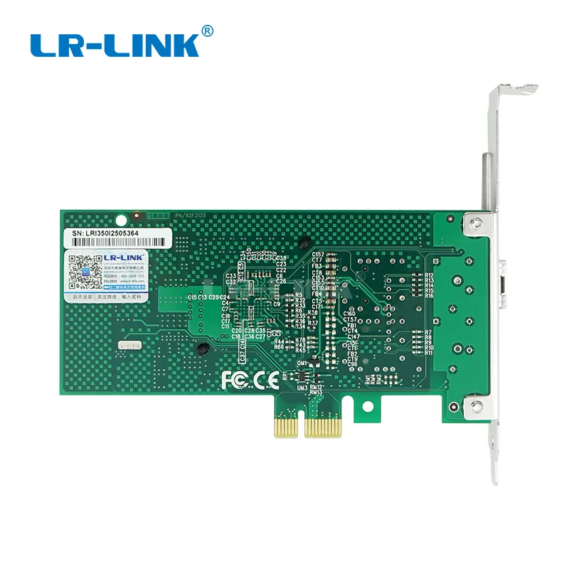LR-LINK 9250PF-SFP Fiber Optical PCI-Express Network Card 1000Mb Gigabit Ethernet Desktop Lan Adapter PC Intel I350 NIC