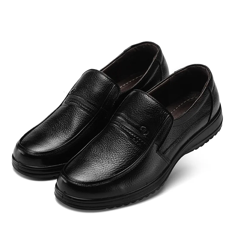 cow hide slip on shoes
